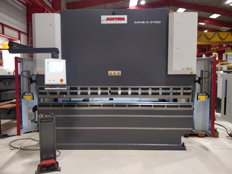Presse plieuse hydraulique a commande numerique APHS-C 3108X160