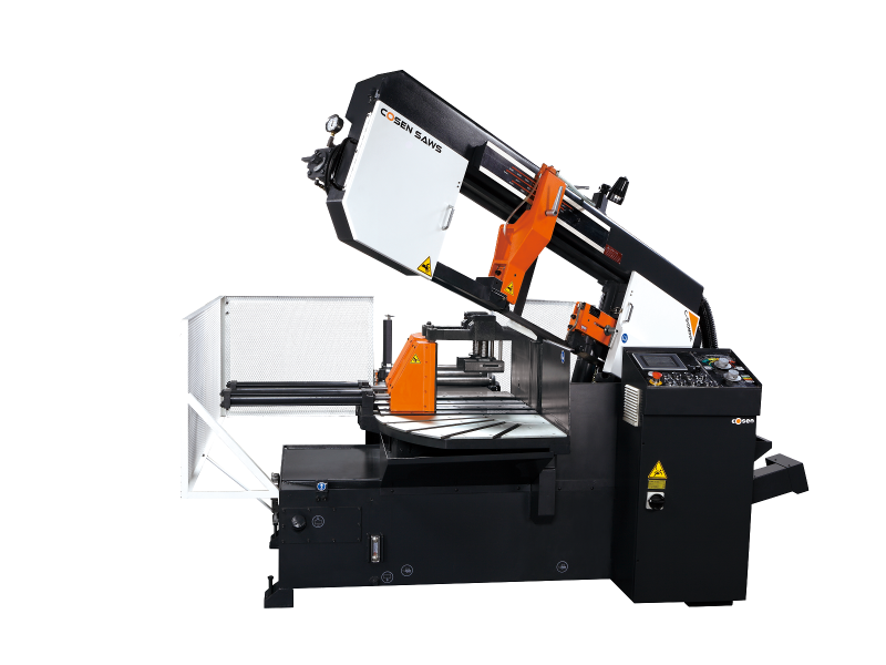 Scie à ruban automatique C510MNC Coupe biaise + archet pendulaire