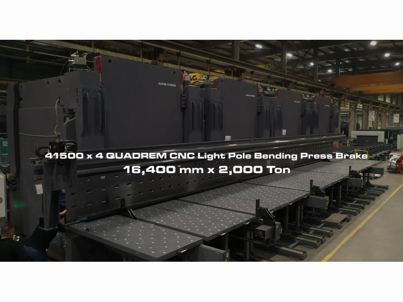 Presse plieuse hydraulique à commande numérique MACHINES GRANDES DIMENSIONS / PROJETS SPECIAUX