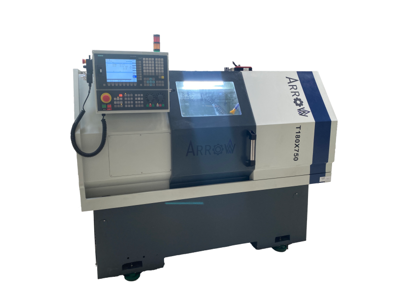 Tour CN à banc plat T180x750 CNC