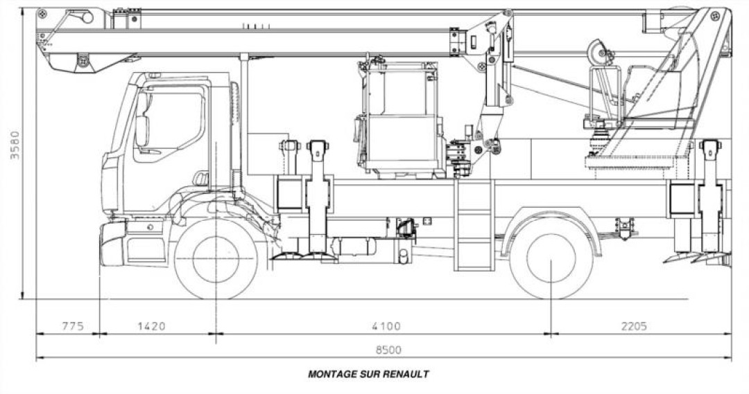 Didelon Machines Outils | camion renault RVI KERAX380 19 4x4 avec ...