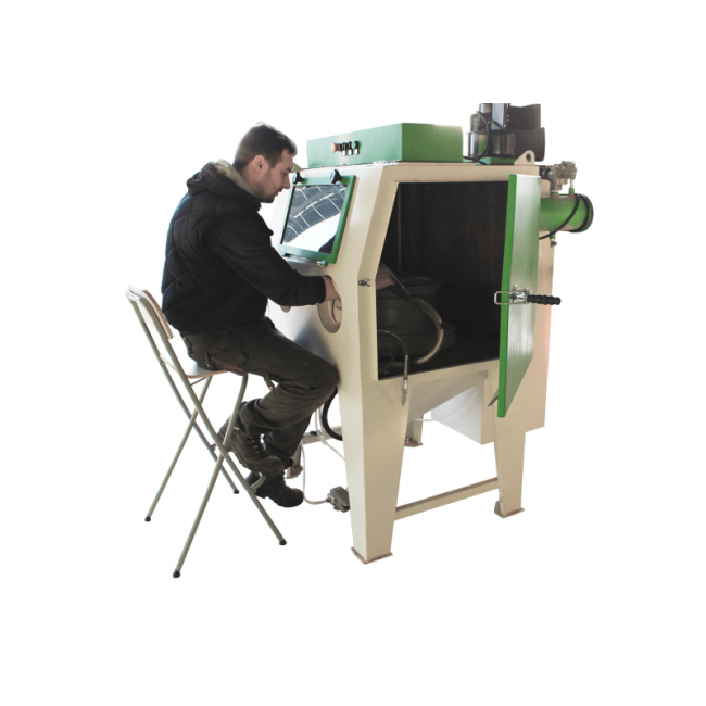 Cabine de sablage pour jantes