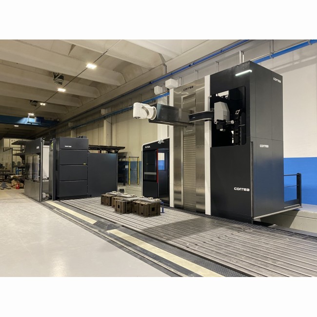 Fraiseuse banc fixe AXIA ( X: 4000 à 25000 / Y: 1500 à 1750 / Z: 2500 à 4000)