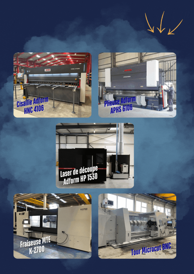 Nouvelles machines installées